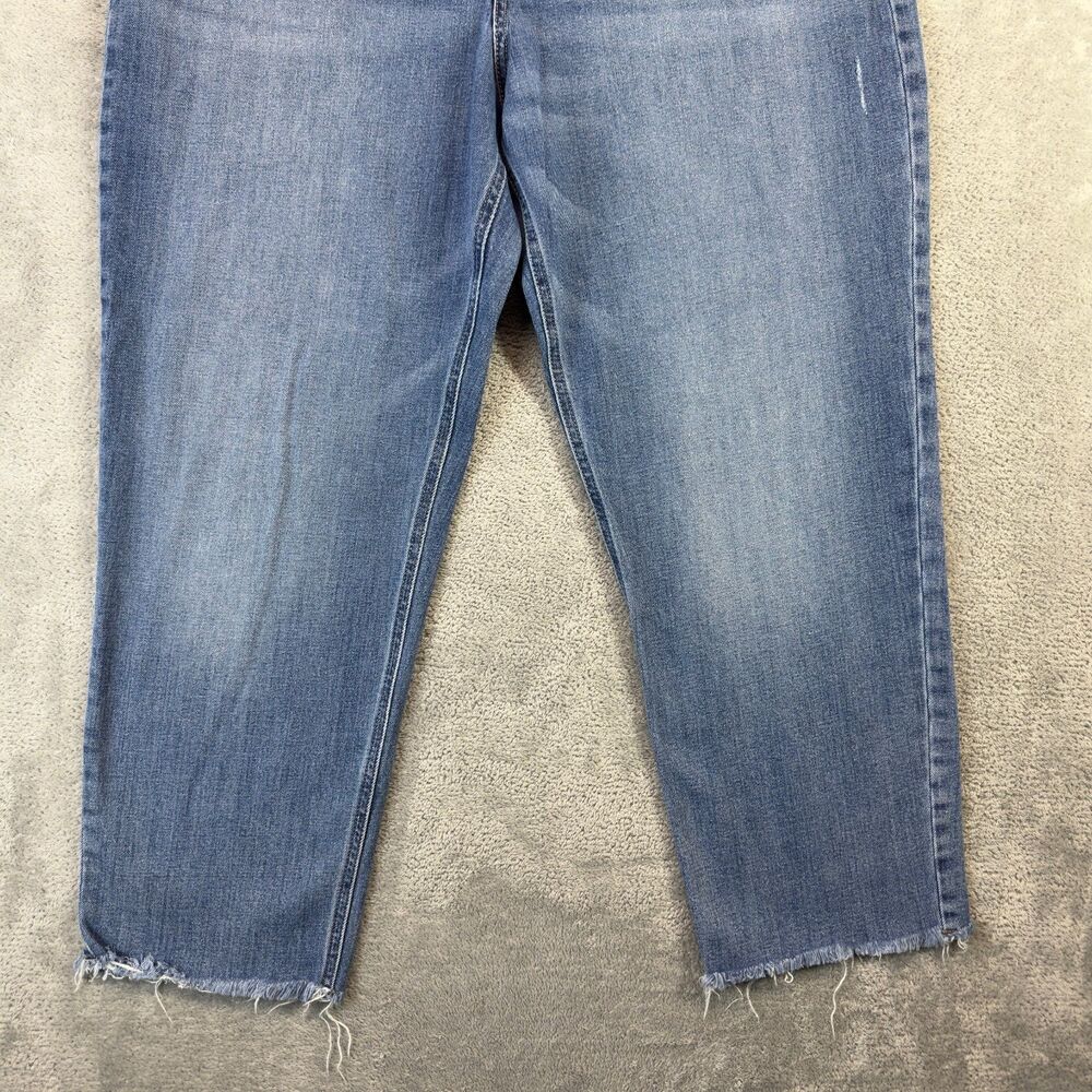 Lucky Brand Jeans Womens 14/32 Blue Denim Mid Rise Boyfriend Sienna Cotton Pants - Picture 12 of 15